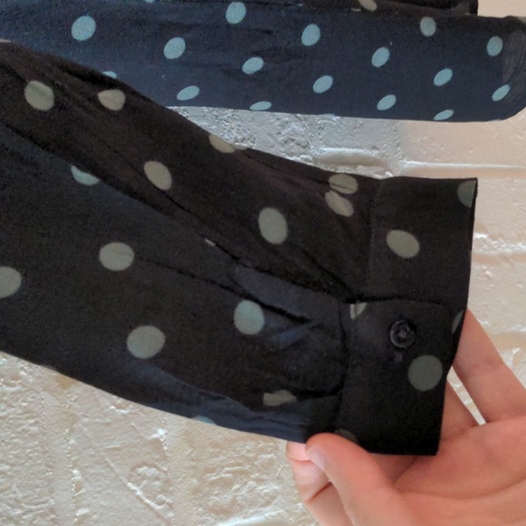 Green an Black Zara Shirt - Picture 3 of 4